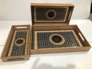 Petites assiettes ovales pour charcuterie, plateau de service en bois, plateau décoratif pour bijoux, bois naturel, cuisine, salle de bain - Product Image 6