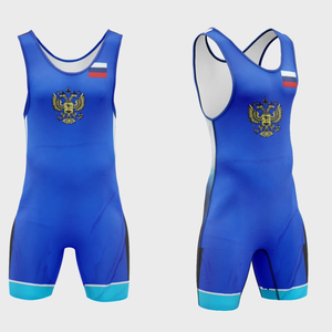 Maillot de lutte personnalisé pour hommes, logo frontal, 200 GSM, Spandex Polyester, uniforme professionnel d'équipe, durable, coupe ajustée/décontractée - Product Image 3