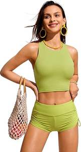 Pantalones Cortos Deportivos para Mujer DISCOVER IMPEX, Fabricados en Fábrica, de Secado Rápido, Transpirables, de Longitud Media, con Cordón Ajustable Lateral, Casuales - Product Image 5