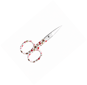 Tijeras de Bordado Multifuncionales Profesionales para Manualidades, 3.5 Pulgadas, Lisas, OEM, con Estampado Floral Navideño, de Acero Inoxidable Afilado - Product Image 4