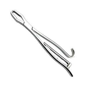 Pinzas de Acero Inoxidable de Alta Calidad para Sujetar Huesos, 27 cm, Instrumentos Quirúrgicos Veterinarios, Herramienta Ortopédica para Agarrar Huesos, CE - Product Image 1