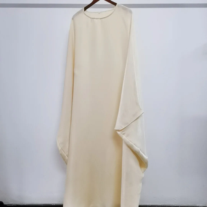 Ramadan Muslim Dress Women Abaya Eid Jilbab Kebaya Satin Bat Sleeve <b>Kaftan</b> Robe Caftan Hijab Dresses Kimono Islam Clothing Niqab - Product Image 3