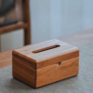Caja de pañuelos de madera de diseño clásico, hecha a mano, impermeable, duradera, decorativa, con mecanismo de resorte, para el hogar y el comedor. - Product Image 5