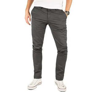 Pantalones Chino de Lona Ecológicos, Resistentes, con Cierre de Cremallera Alta, Color Personalizado, Transpirables, de Calidad, Suministro Directo de Fábrica 2025 - Product Image 4