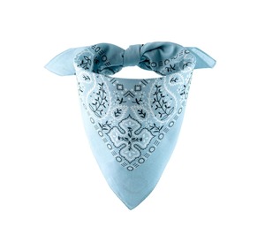 ผ้าพันคอหัวผ้าซาตินทรงสี่เหลี่ยมพิมพ์ลายโลโก้แบบกำหนดเอง - Product Image 2
