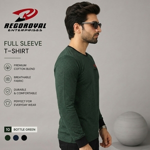 Trendy classic design soft texture versatile comfort for everyday styling <b>Men</b> Full Sleeves <b>T</b>-<b>Shirt</b> comfortable everyday <b>Men</b> Full - Product Image 6