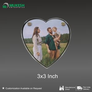Heart Shape Durable <b>Acrylic</b> Magnetic <b>Photo</b> <b>Frame</b> with UV Printing Customizable Clear Design for Valentine's Gift - Product Image 4