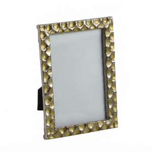 Luxury <b>Gold</b> Photo <b>Frame</b> Vintage Leaf Design Resin <b>Gold</b> <b>Frame</b> Antique Metal Picture <b>Frame</b> for Bulk Home Decoration Supplies - Product Image 2