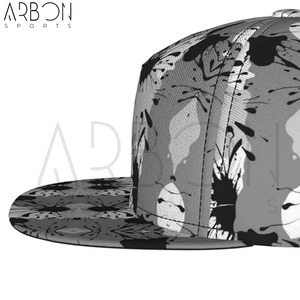 Classic Quality Good Supplier New Arrival Comfortable Custom Logo All-Over Print Streetwear Adjustable <b>Flat</b> Brim 5 Panel <b>Caps</b> - Product Image 5