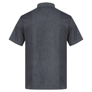 เสื้อเชฟผู้บริหารขายดี สีสวย แขนยาว ไซส์ใหญ่ กันน้ำ ผ้าโพลีเอสเตอร์ผสมคอตตอน ทอแบบเรียบ - Product Image 1