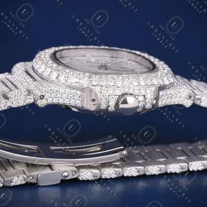 Reloj de Lujo Cuadrado de Cuarzo para Mujer, con Incrustaciones de Diamantes, Pantalla Analógica, Cierre Desplegable, 41 mm, en Acero Inoxidable - Product Image 5