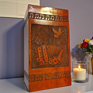 Custom Engraved Wooden Resin Urn <b>Box</b>: <b>Pet</b>/Human <b>Memorial</b> Keepsake urn <b>Memorial</b> Keepsake by AYAANS - Product Image 5