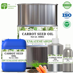 Huile de graines de carotte pure et essentielle, huile botanique biologique, non-OGM, végétalienne, pour les soins de la peau, les massages et l'aromathérapie, vente en gros - Product Image 2