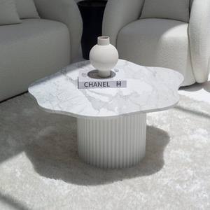 โต๊ะกาแฟหินอ่อนวานดานา เซโนวา นิมบัส สตาทัวริโอรูปทรงไม่สม่ำเสมอ พร้อมตัวเลือกสีฐาน 3 สี - Product Image 1