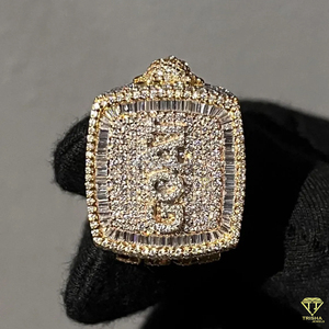 Iced Out Animal <b>Ring</b> <b>For</b> <b>Men</b> Gold Plated Lab Grown Diamond Hip Hop Rapper Jewelry Luxury Fashion Accessories - Product Image 5