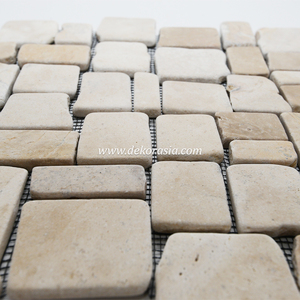 Mosaicos de Piedra de Cappuccino de Alta Calidad, Diseño Moderno para Paredes y Pavimentación de Jardines - Product Image 5