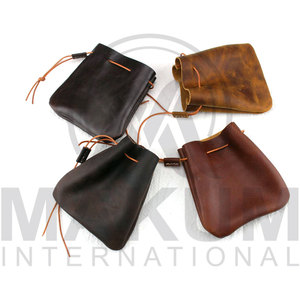 Pochette à dés en cuir, pochette à cordon en cuir, pochette à monnaie multifonctionnelle pour hommes et femmes - Product Image 2