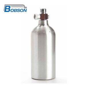 Réservoir d'air de CO2 de bouteilles en aluminium personnalisées de 1800psi 400ml avec vanne à broche pour le système d'alimentation en gaz PCP de recharge de CO2 extérieur - Product Image 3