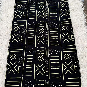 Tela Africana con Estampado de Cera Estilo Ghana, 100% Algodón, para Confección de Ropa, Manualidades y Tela para el Cuerpo (Loincloth) Congo - Product Image 1