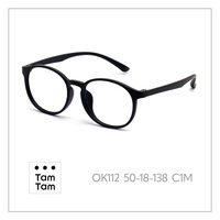 Tam Tam – lunettes rondes à monture complète, OK112 50-18-138 C6, Anti-UV, unisexe, correction de la vision pour adultes