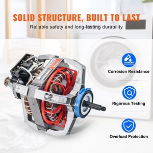 Motore per Asciugatrice Compatibile con Kenmore Whirlpool KitchenAid Roper, Sostituisce AP3094245 26000299992 33635, Ricambi per Elettrodomestici - Product Image 3
