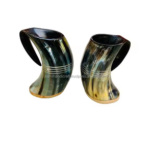Tasse en corne de haute qualité de style classique Viking pour la maison et le restaurant Top New Shape Factory Direct-pour les verres à bière - Product Image 1