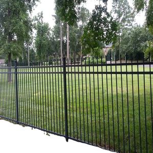 Venta caliente Piquete de acero recubierto de polvo Paneles de valla de jardín Valla de piscina de seguridad Puertas de entrada de hierro abiertas deslizantes Inmersión en caliente - Product Image 1