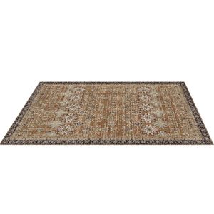 Tappeto Anti-strappi Vintage marrone verde 9X12 ft Anti-Skid Set ampio tappetino - Product Image 1