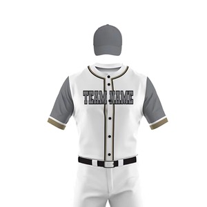 Custom Breathable Baseball Jerseys for Men with Short Sleeves and Custom Team Name-Sublimation Print - Product Image 3
