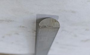 Acier doux de qualité supérieure Punit Industries, profilé en D, brillant, plat, largeur 12 mm, épaisseur 8 mm, 6 m, bord rond étiré brillant - Product Image 5