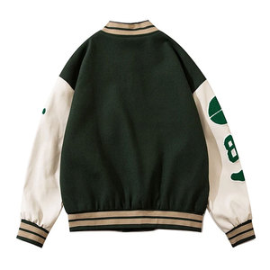 Chaqueta Moderna Estilo Letterman con Parches, Materiales de Calidad, para Uso Diario en Invierno - Product Image 2