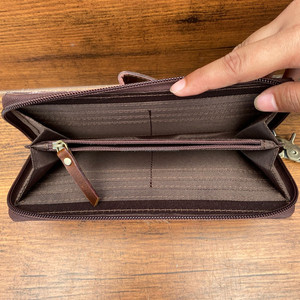 Portefeuilles de luxe styliste, marques célèbres de luxe, bracelet en cuir usiné à la main, pochette pour femmes, nouveauté 2025 - Product Image 6