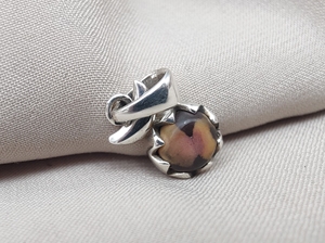 Colgante de Cabujón Redondo de Citrino Natural en Plata de Ley 925, Joyería Vintage para Mujer, Ideal para Fiestas, Proveedor Mayorista - Product Image 3