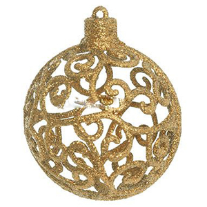 Boules suspendues en cristal et métal de différentes tailles, couleur argent, vierges pour sublimation, décorations de Noël, centre de table de mariage - Product Image 5