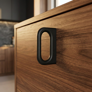 Poignée de meuble moderne noire mate, quincaillerie de cuisine durable, poignée de tiroir de commode en métal de haute qualité - Product Image 1