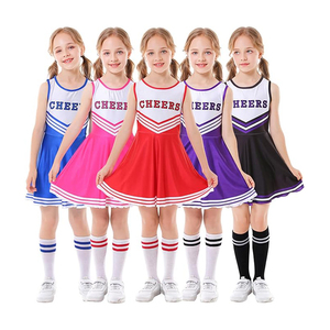 Tenue de cheerleading pour filles au design innovant avec logo personnalisé pour les événements scolaires et les spectacles de cheerleading - Product Image 5