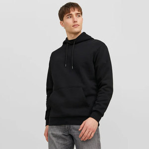 Sweat-shirt à capuche pour homme, coupe classique, en mélange de coton tricoté, streetwear d'hiver - Product Image 3