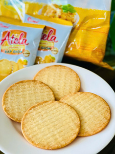 Nouveaux biscuits au maïs salés non frits tendance 150g |   Rouleaux croustillants cuits en sachet - Vente en gros directe d'usine B2B OEM/ODM - Product Image 6