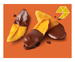 Mango Seco Bañado en Chocolate Negro, Listo para Comer, Snack Dulce, Mango Bañado en Chocolate de Calidad, Precio al por Mayor de Vietnam, Choco Mango - Product Image 1