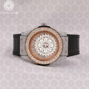 Reloj de Lujo para Hombre Charm_Jewells, Caja Cuadrada de Acero Inoxidable, Esfera Analógica de 40 mm, Cierre Oculto con Botón, Cristal, Mecánico - Product Image 1