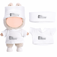   Vêtements de poupée portables pour bébé, ensemble décontracté unisexe mignon, tissu de haute qualité, pour les 5 ans et plus, tenues de figurines en boîte mystère