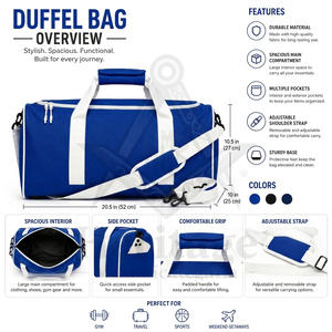 Heritage Masonic Regalia Sorority Sisterhood Masonic Wear Duffle Tote Bag Polyester Water Resistant Travel Gym Bags - Product Image 6