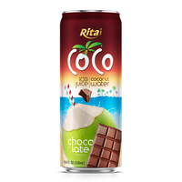 320Ml Can Rita Coco 100% Pure Kokoswater Chocoladesmaak Vietnam Import Oem Odm Huismerk Fruitgroentesap