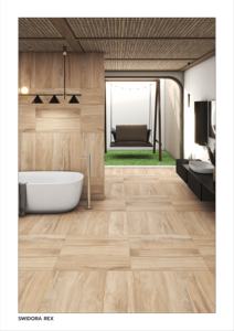 Carreaux de sol en porcelaine effet bois 60x60, finition mate, design moderne, brillant et rustique, 600x600mm, meilleur prix - Product Image 2