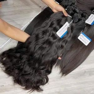 Extensiones de Cabello Natural Ondulado, 100% Cabello Humano Vietnamita Sin Procesar, Suministro de Fábrica de un Solo Donante - Product Image 6