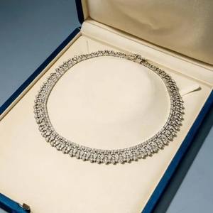 Collar de Diamantes Cultivados en Laboratorio de Alta Moda en Oro Blanco de 14K y 27.00 Ct, Exclusivo para Mujer, Joyería Fina de Lujo con Certificado IGI, Regalo - Product Image 4