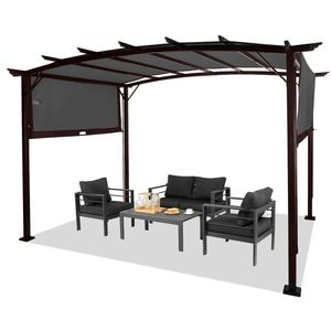 Pergola e Gazebo Rettangolare da Esterno 9x12 piedi - Categoria Prodotti - Product Image 4