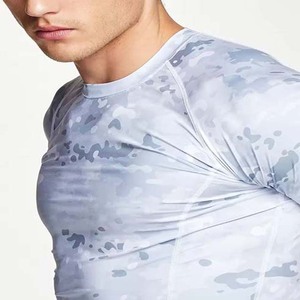 T-shirts décontractés légers à coupe classique en jersey uni avec imprimé sur le devant, polyester/coton - Product Image 4
