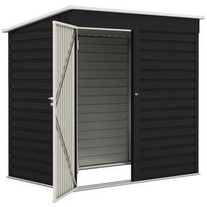 Casetta da Giardino per Attrezzi, Facile da Montare, Impermeabile, Anti-Roditori, Certificata FSC, in Metallo, PVC, Legno e Lega Zincata - Product Image 2