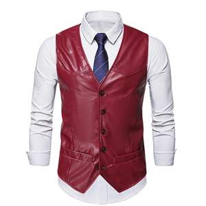 Chaleco de Cuero para Motocicleta de Verano para Hombre, de Alta Calidad, Resistente al Viento, Impermeable, Transpirable, Perforado, para Motociclistas - Product Image 3